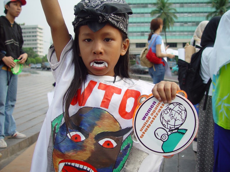 Jakarta WTO protest1