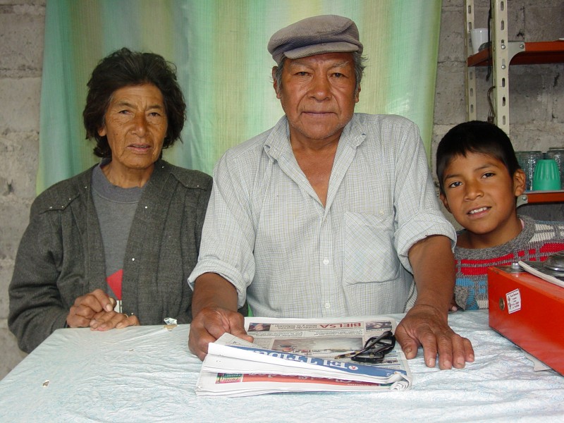 The Tolaba Family - Proprietors of Roadside Cafe en route to Cachi - Argentina