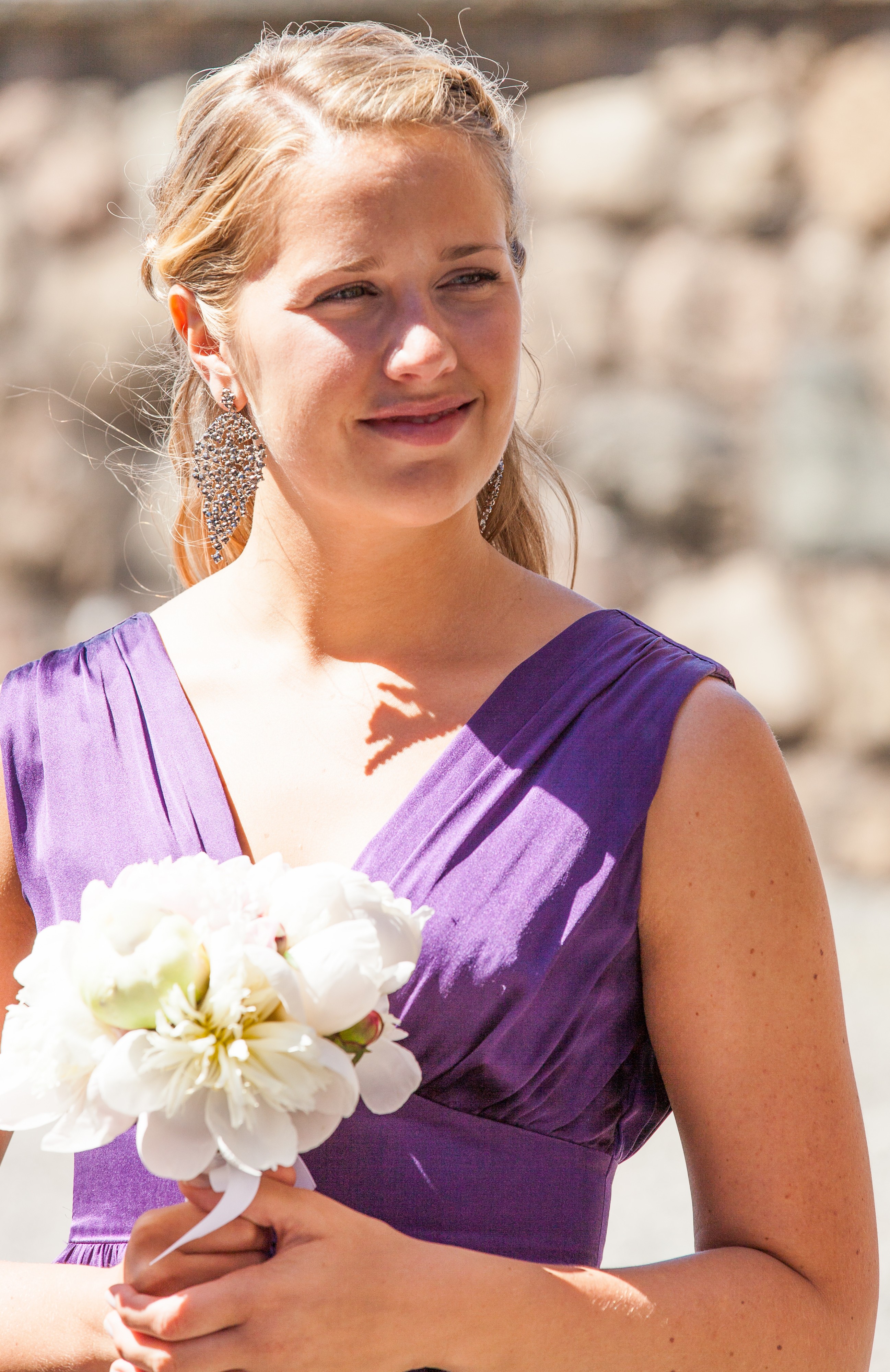 a blond girl in Gothenburg, Sweden in June 2014, picture 3/4