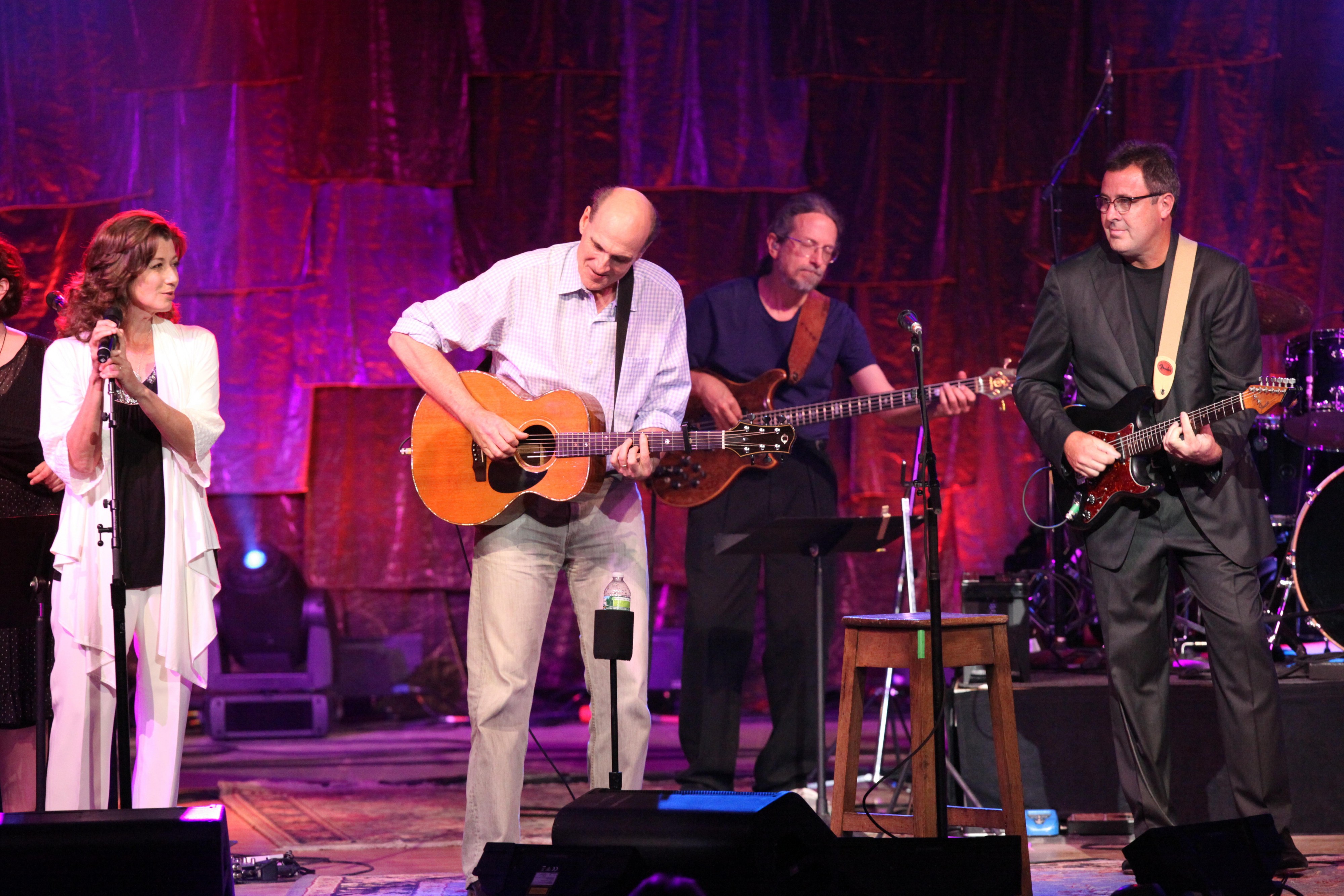 Amy Grant, James Taylor, and Vince Gill