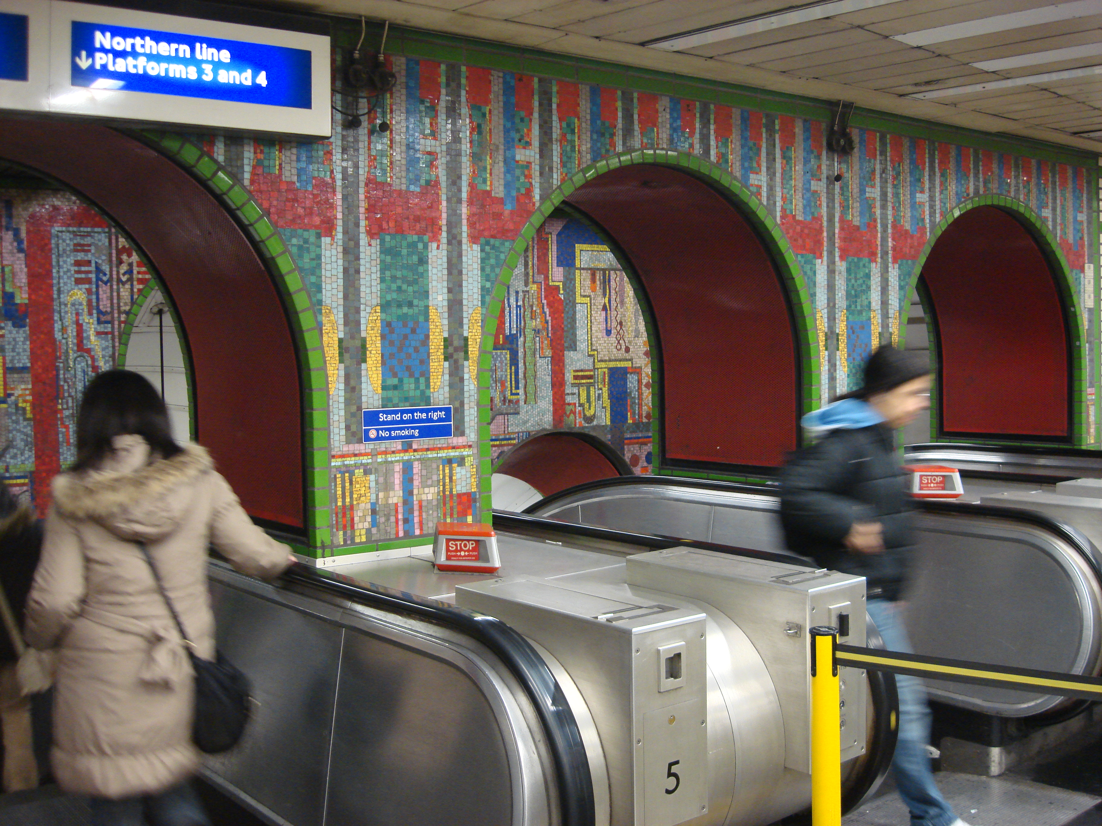 Tottenham Court Road tube Mosaic