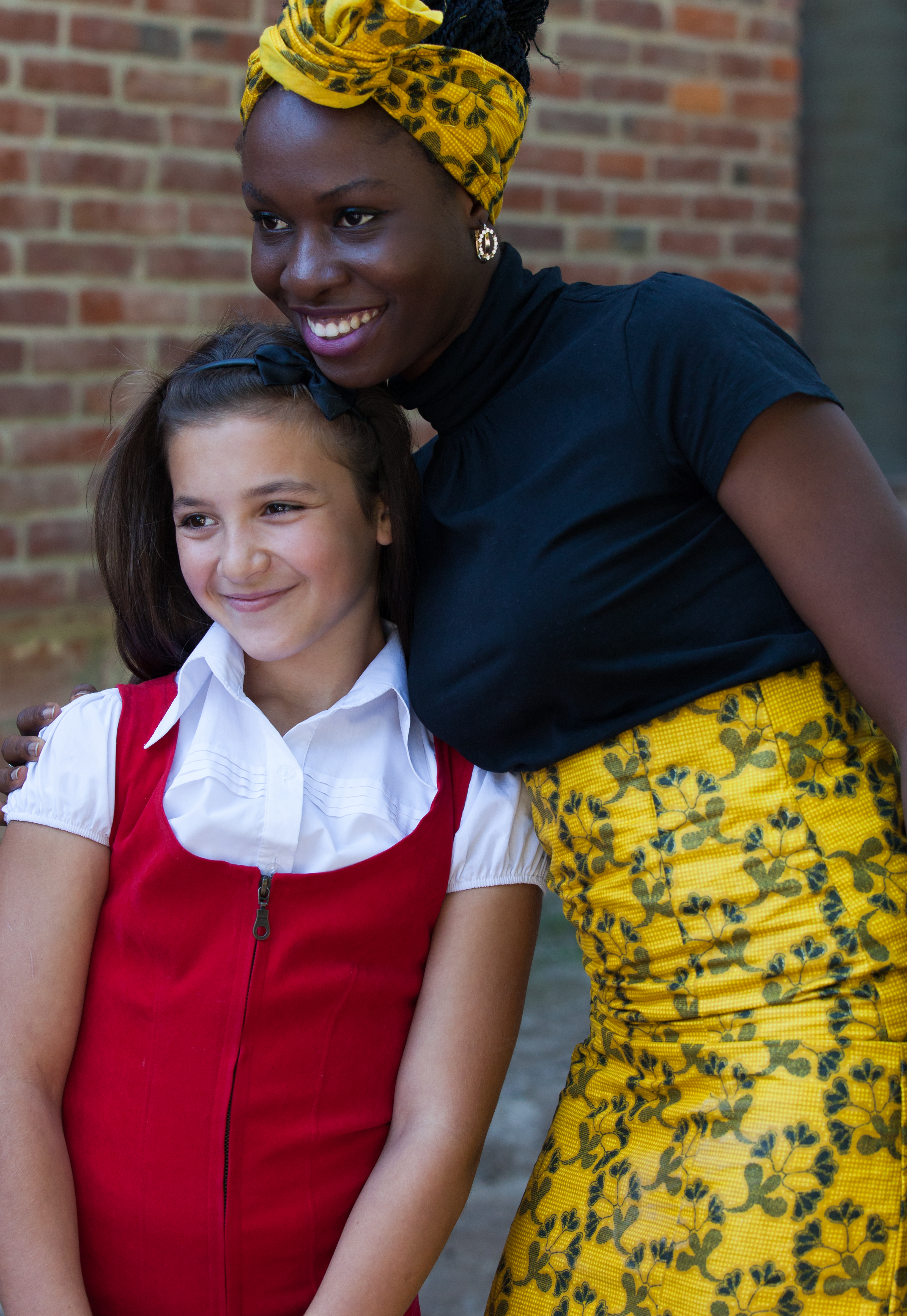 two Catholic girls photographed in September 2014