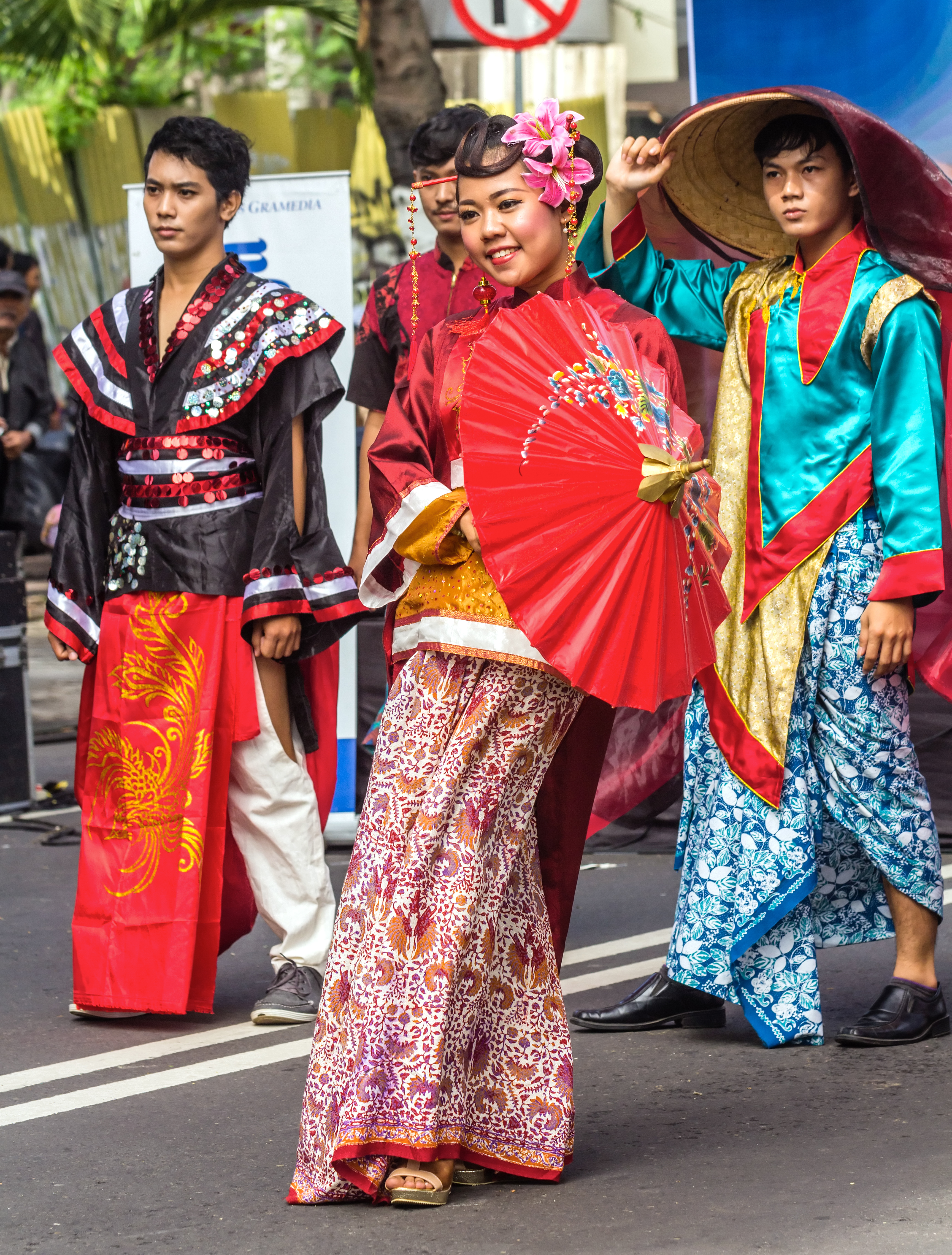 2015 Chinese New Year Fashion Show, Sudirman Street, Yogyakarta, 2015-02-15 03