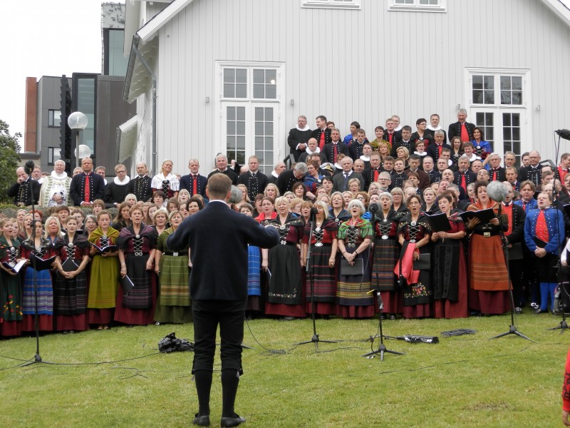 Ólavsøka 2012 at Tinghúsvøllur in Tórshavn