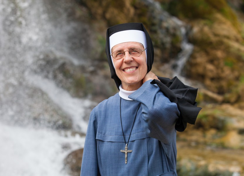 a Catholic nun photographed in July 2014