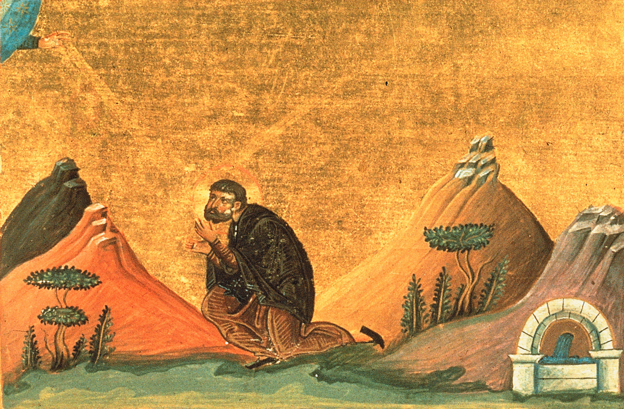 Nicholas the Confessor, Abbot of the Studion (Menologion of Basil II)