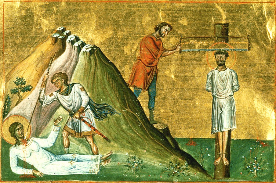 Thathuil and Bebaia (Menologion of Basil II)