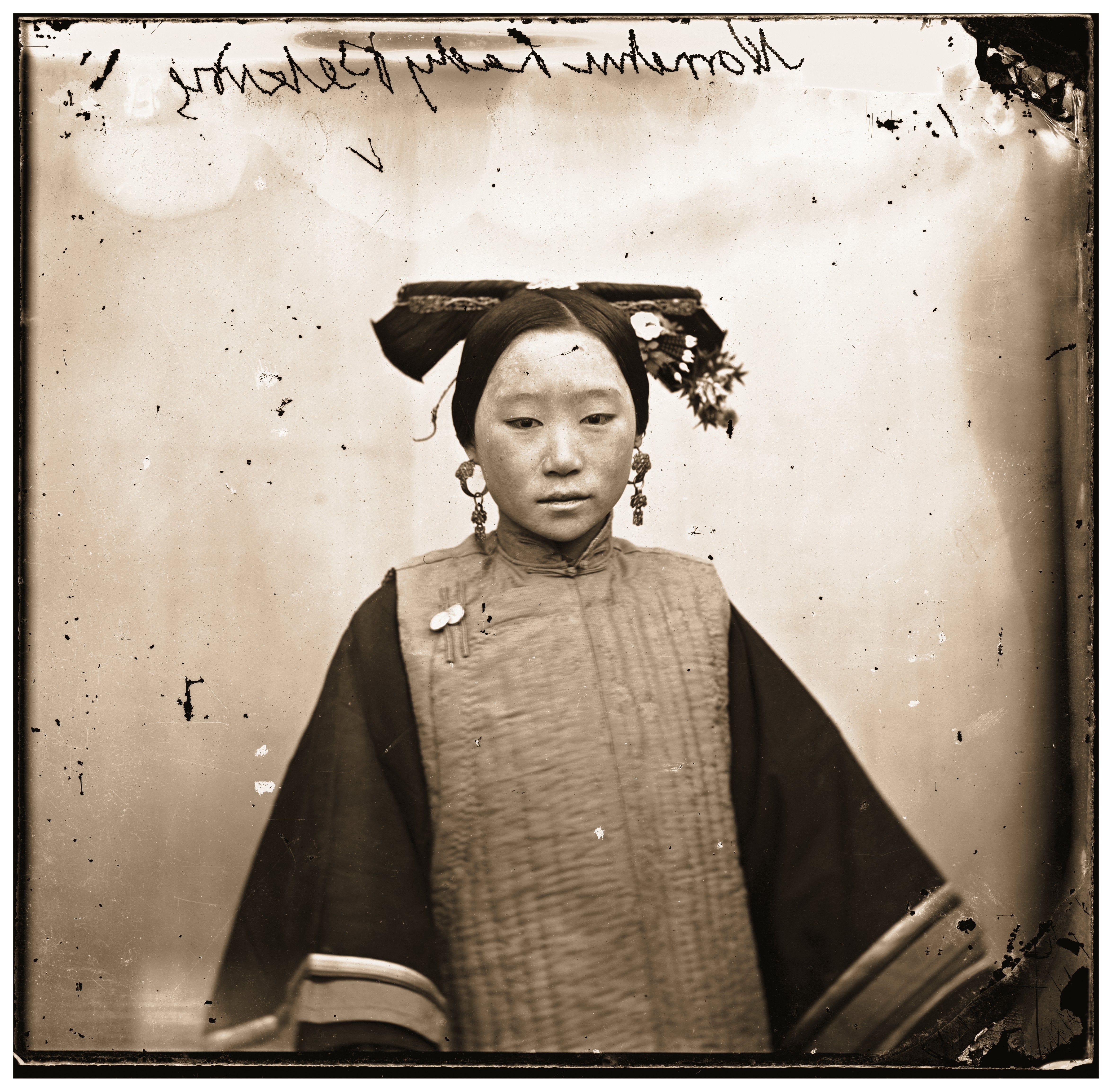 A Manchu lady wearing a coiffure, John Thomson Wellcome L0056497