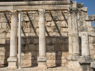Capernaum was a fishing village in the time of the Hasmoneans. Located on the northern shore of the Sea of Galilee. It had a population of about 1,500. Archaeological excavations have revealed two ancient synagogues built one over the other. A church near Capernaum is said to be the home of Saint Peter. The town is cited in the Gospel of Luke where it was reported to have been the home of the apostles Simon Peter, Andrew, James and John, as well as the tax collector Matthew. In Matthew 4:13 the town was reported to have been the home of Jesus. According to Luke 4:31-44, Jesus taught in the synagogue in Capernaum on Sabbath. Jesus then healed a man who had the spirit of an unclean devil and healed a fever in Simon Peter's mother-in-law. According to Luke 7:1-10, it is also the place where a Roman Centurion asked Jesus to heal his servant. Capernaum is also mentioned in the Gospel of Mark (2:1), it is the location of the famous healing of the paralytic lowered through the roof to reach Jesus. According to the Synoptic Gospels, Jesus selected this town as the center of his public ministry in the Galilee after he left the small mountainous hamlet of Nazareth (Matthew 4:12-17). Capernaum has no obvious advantages over any other city in the area, so he probably chose it because it was the home of his first disciples, Simon (Peter) and Andrew.<br>Name of photo's author: Free-Photos.biz<br>This photo was taken in: Capernaum, Israel
