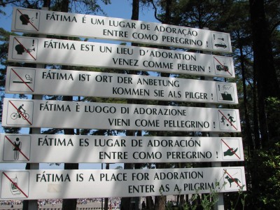 Our Lady of FÃ¡tima (Portuguese: Nossa Senhora de FÃ¡tima) is a title given to the Blessed Virgin Mary with respect to the apparitions of her to three shepherd children at FÃ¡tima in Portugal on the 13th day of six consecutive months in 1917, starting on May 13. The three children were LÃºcia Santos and her cousins, siblings Jacinta and Francisco Marto. The title of Our Lady of the Rosary is also sometimes used in reference to the same apparition.<br>Name of photo's author: Free-Photos.biz<br>This photo was taken in: FÃ¡tima, Portugal