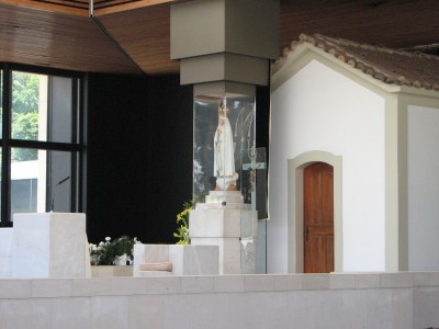 Our Lady of FÃ¡tima (Portuguese: Nossa Senhora de FÃ¡tima) is a title given to the Blessed Virgin Mary with respect to the apparitions of her to three shepherd children at FÃ¡tima in Portugal on the 13th day of six consecutive months in 1917, starting on May 13. The three children were LÃºcia Santos and her cousins, siblings Jacinta and Francisco Marto. The title of Our Lady of the Rosary is also sometimes used in reference to the same apparition.<br>Name of photo's author: Free-Photos.biz<br>This photo was taken in: FÃ¡tima, Portugal
