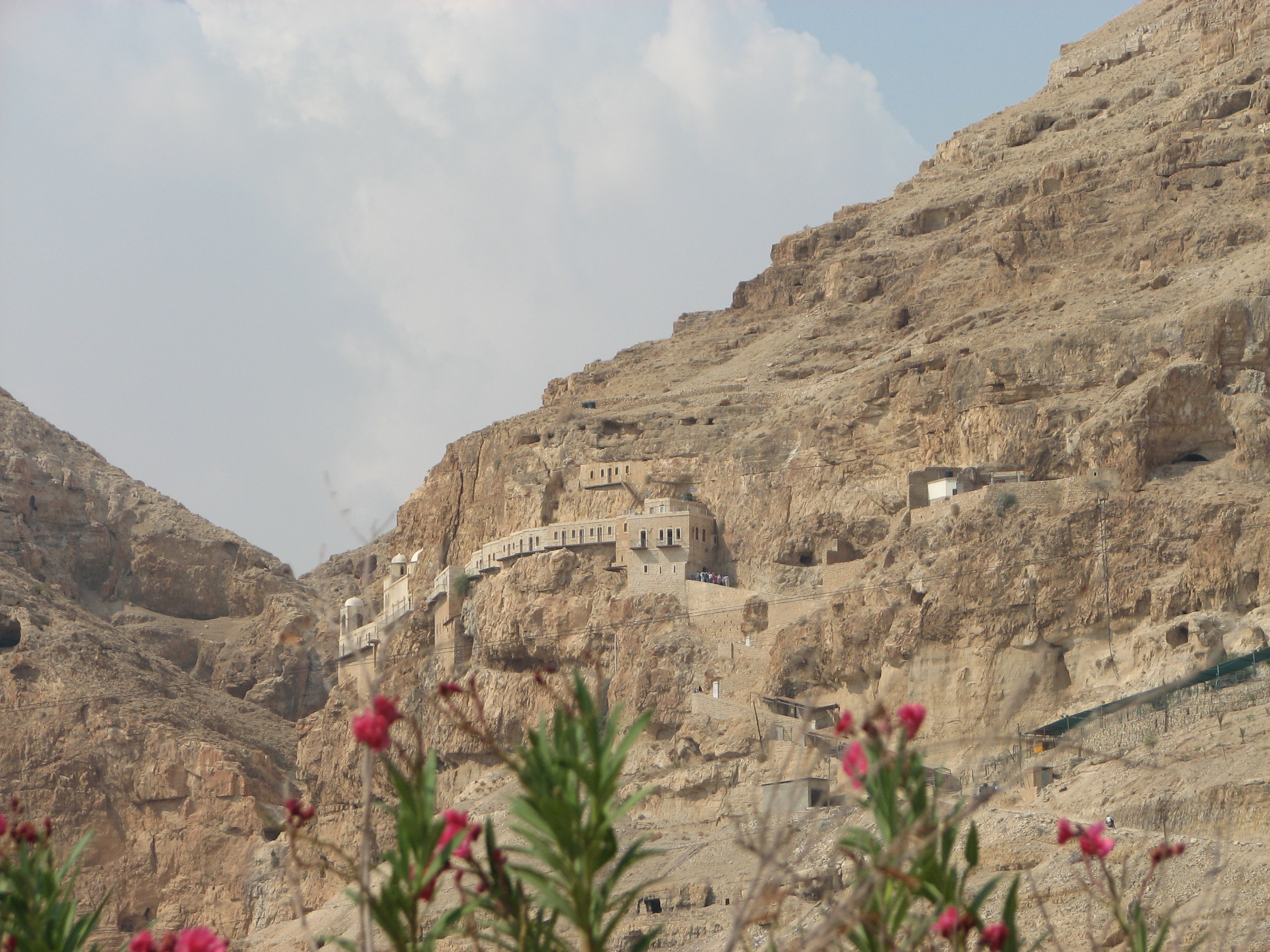 A monastery near Jericho, near the mount of temptation