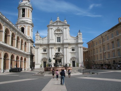 Loreto is a town and comune of the Italian province of Ancona, in the Marche. It is famous for its Basilica della Santa Casa, a popular Christian pilgrimage place. The Shrine of the Holy House (Santuario della Santa Casa), is a Catholic place of pilgrimage containing the house in which the Virgin Mary lived.<br>Name of photo's author: Free-Photos.biz<br>This photo was taken in: Loreto, Italy