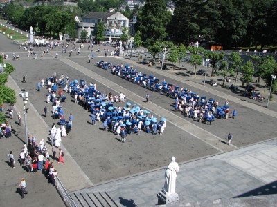 Lourdes is a town lying in the foothills of the Pyrenees, famous for the Marian apparitions of Our Lady of Lourdes that have occurred in 1858 to Bernadette Soubirous. <br>Name of photo's author: Free-Photos.biz<br>This photo was taken in: Lourdes, France