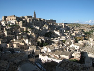 Free photo of Matera town, Italy. Matera preserves a large and diverse collection of buildings related to the Christian faith, including a large number of rupestrian churches carved from the soft volcanic rock of the region. These churches, which are also found in the neighboring region of Puglia, were listed in the 1998 World Monuments Watch by the World Monuments Fund.<br>Name of photo's author: Free-Photos.biz<br>This photo was taken in: Matera, Italy
