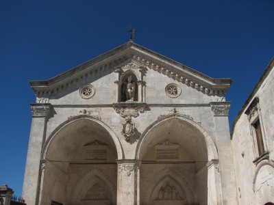 Monte Sant'Angelo is a town and comune of Apulia, southern Italy, in the province of Foggia, about 15 km north of Manfredonia by road and 4 km west of Mattinata, on the southern slopes of Monte Gargano. The Sanctuary of Monte Sant'Angelo sul Gargano, sometimes called simply Monte Gargano, is a Catholic sanctuary on Mount Gargano. It is the oldest shrine in Western Europe dedicated to the archangel Michael and has been an important pilgrimage site since the middle ages.<br>Name of photo's author: Free-Photos.biz<br>This photo was taken in: Monte Sant'Angelo, Italy