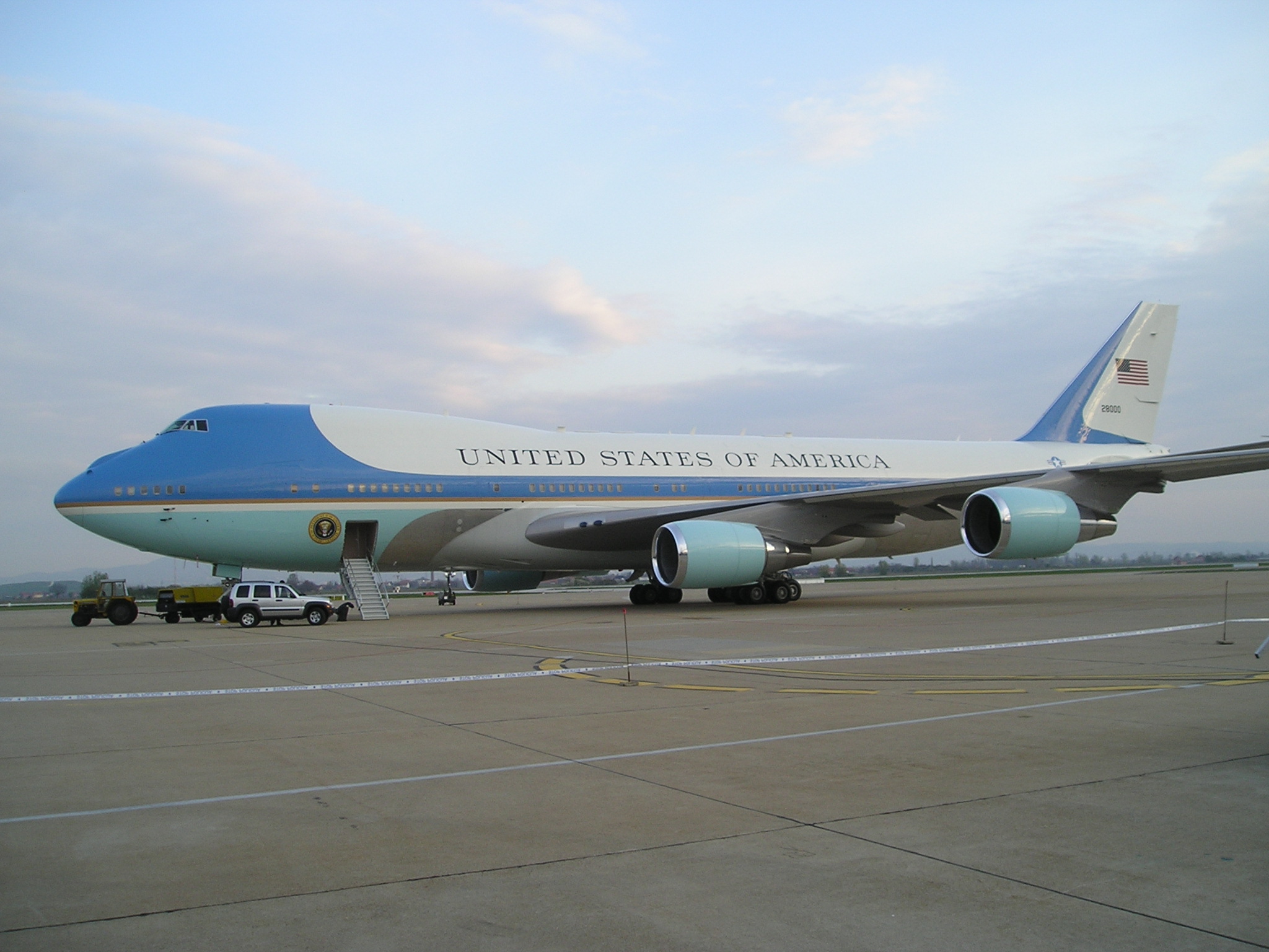 Air Force One on Zagreb Airport