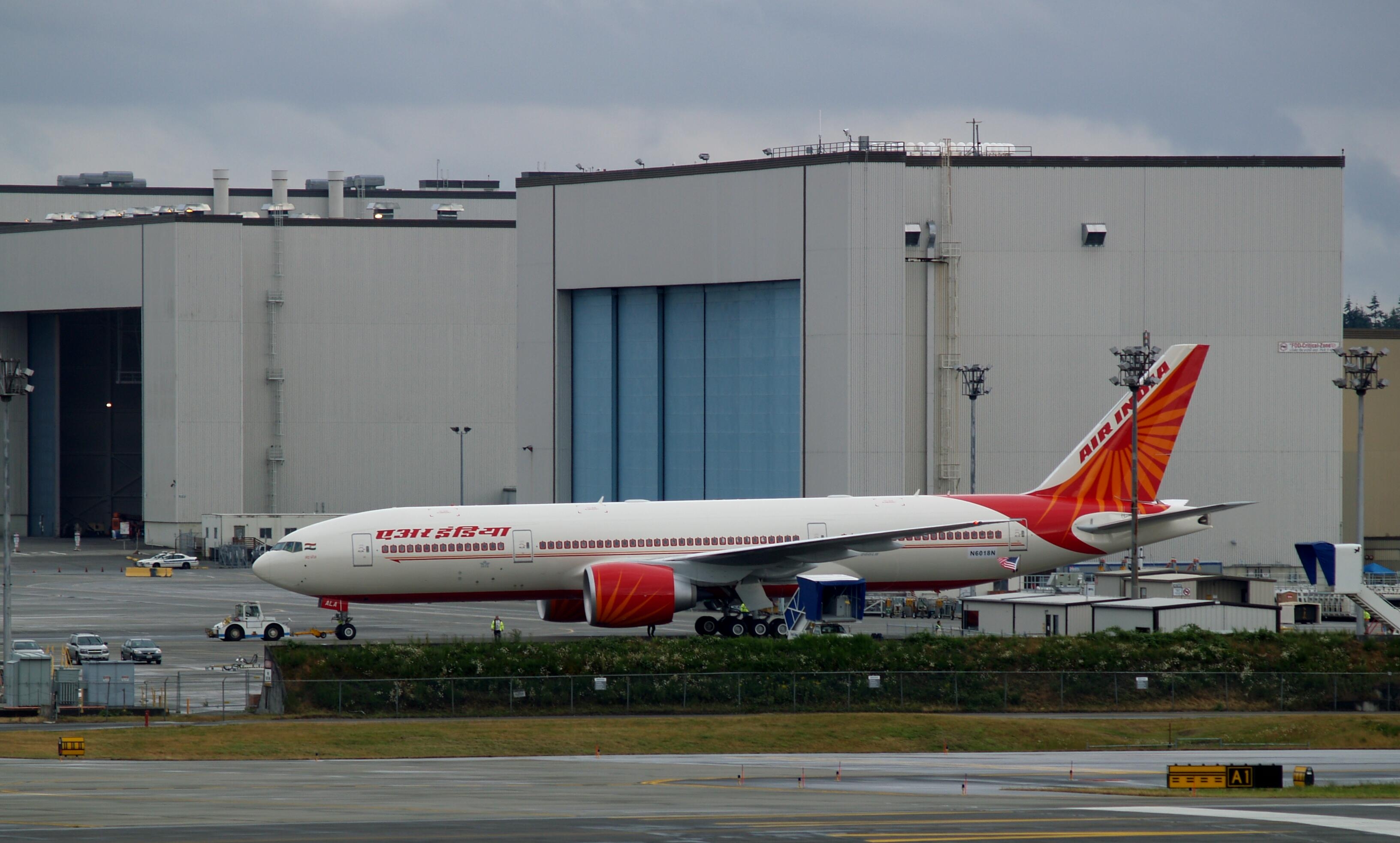 Air India 777-200LR test flight