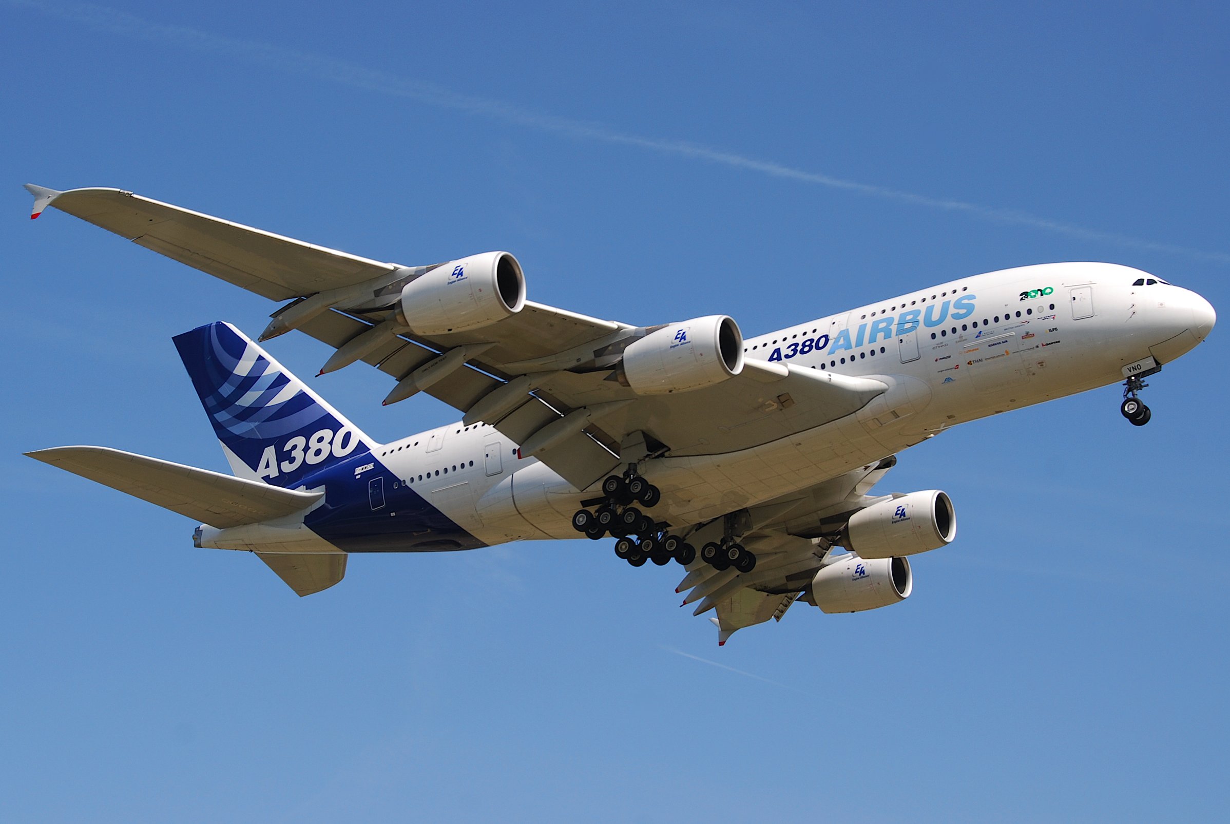 Airbus Industrie Airbus A380; F-WWDD@ZRH;07.04.2010 570dt (4500032627)