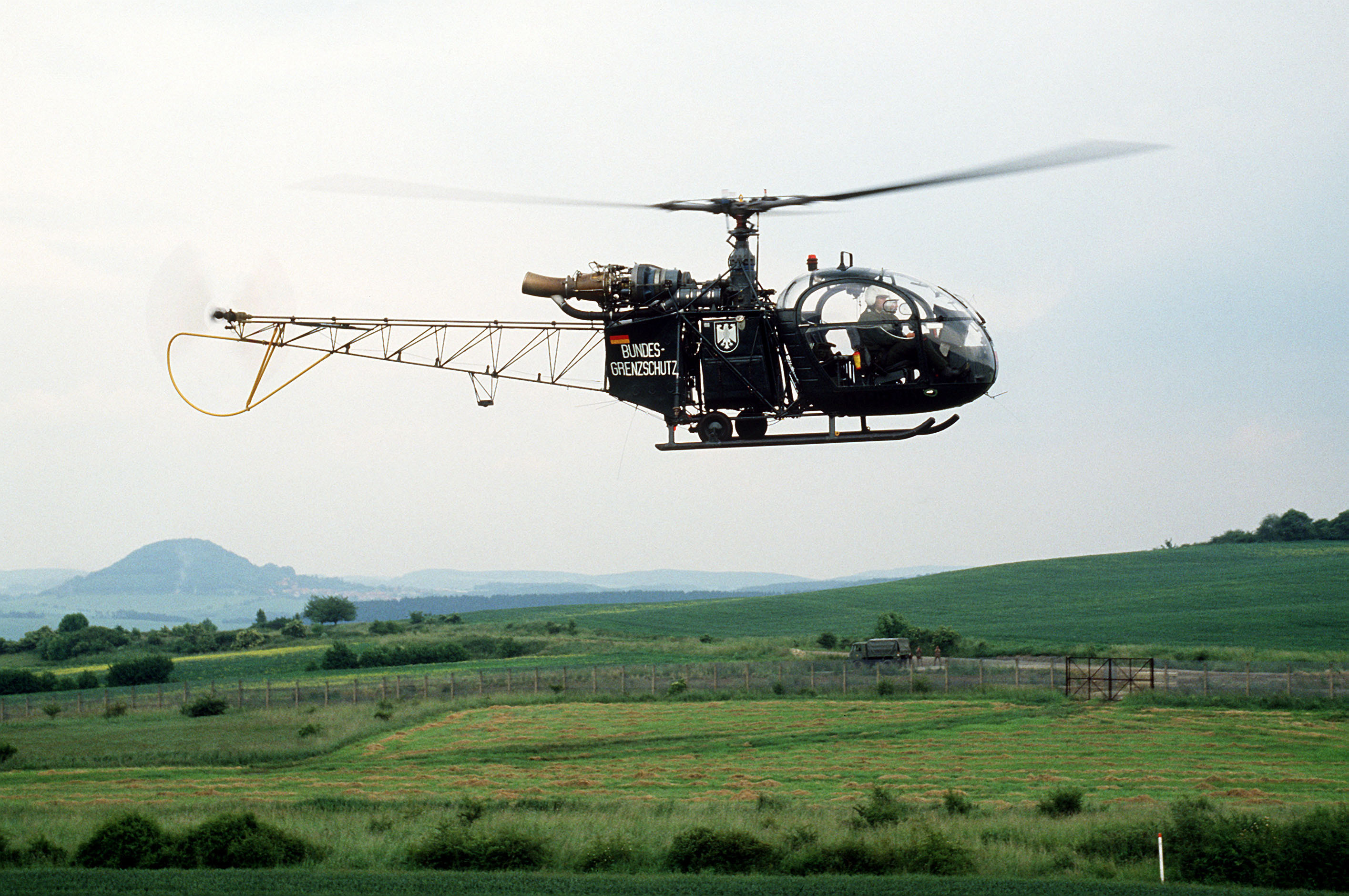 BGS-Hubschrauber Alouette II