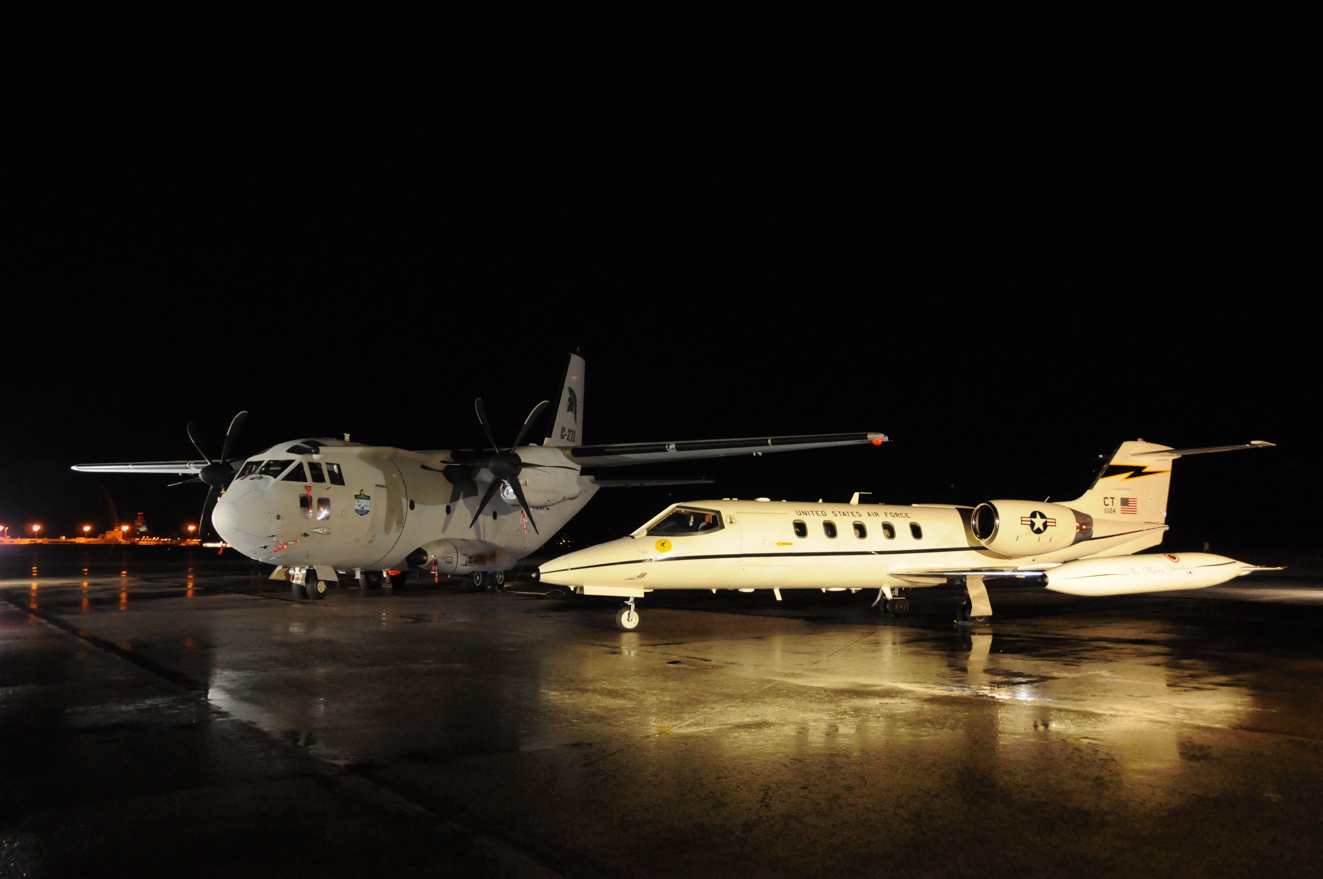C-27J and C-21A of Connecticut ANG 2010