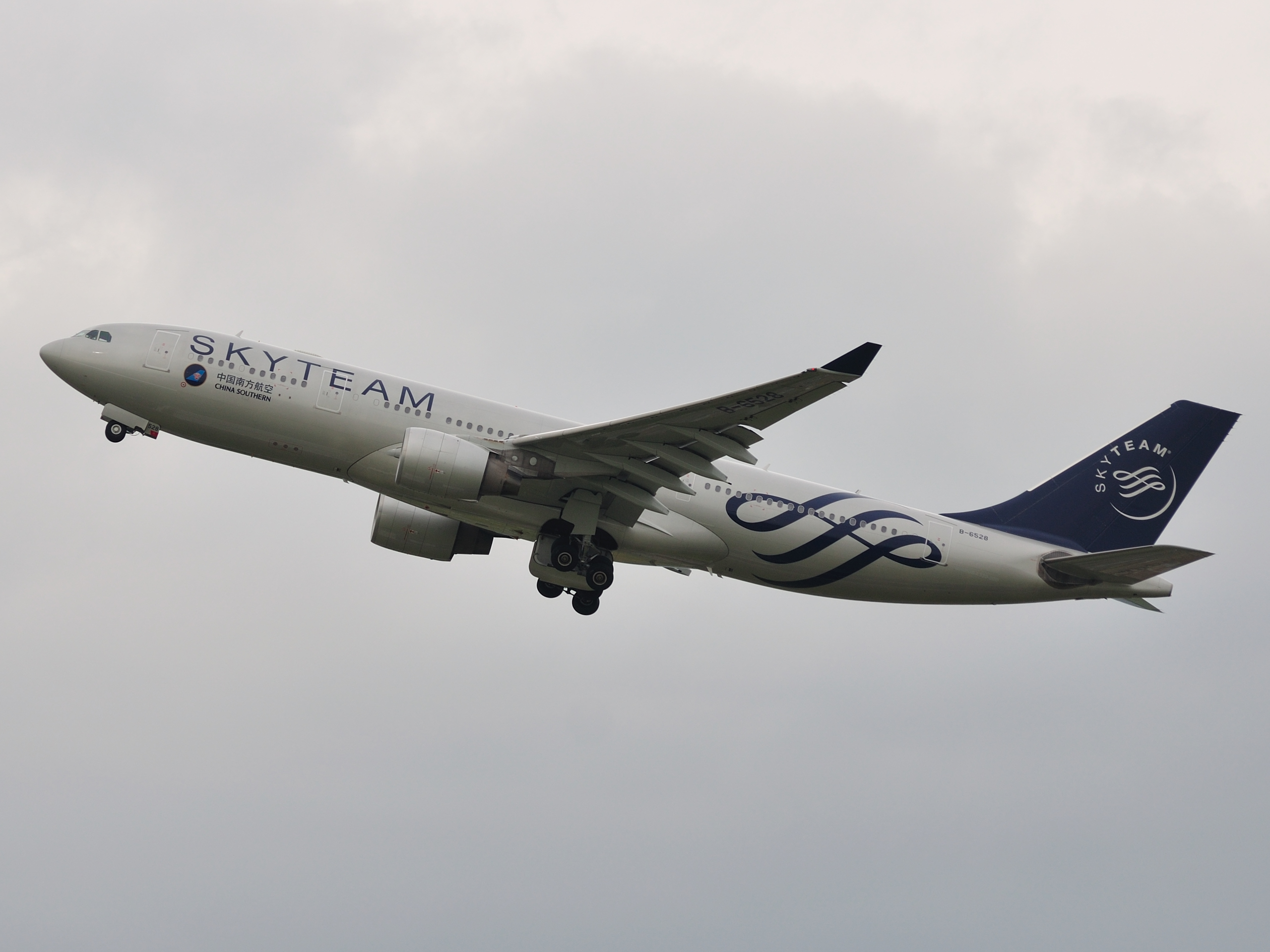 China Southern Airlines SkyTeam Livery A330-223 B-6528