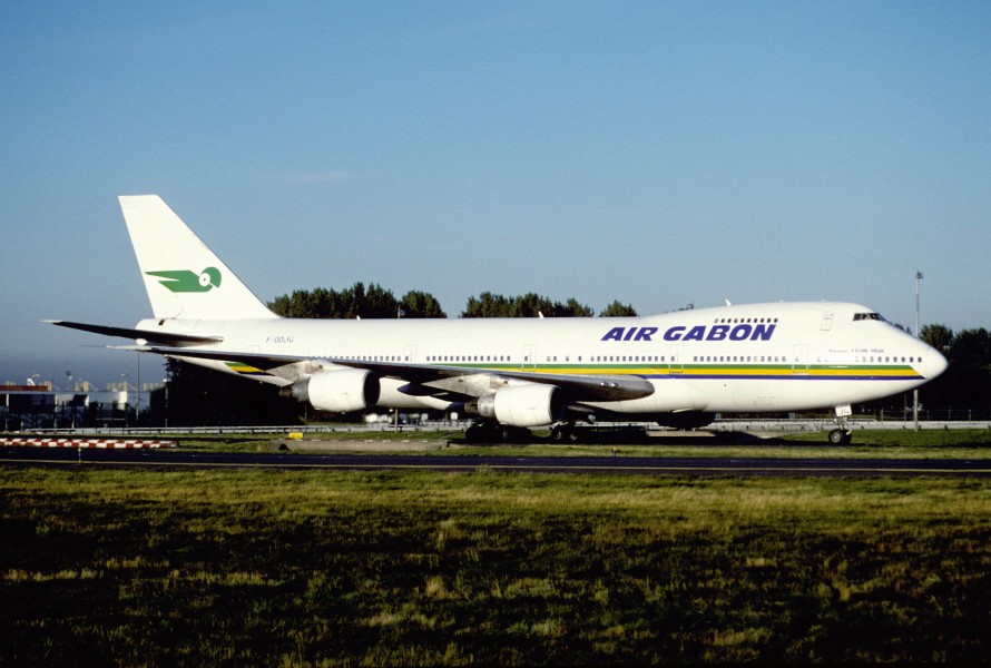 145ae - Air Gabon Boeing 747-2Q2B (M), F-ODJG@CDG,11.08.2001 - Flickr - Aero Icarus