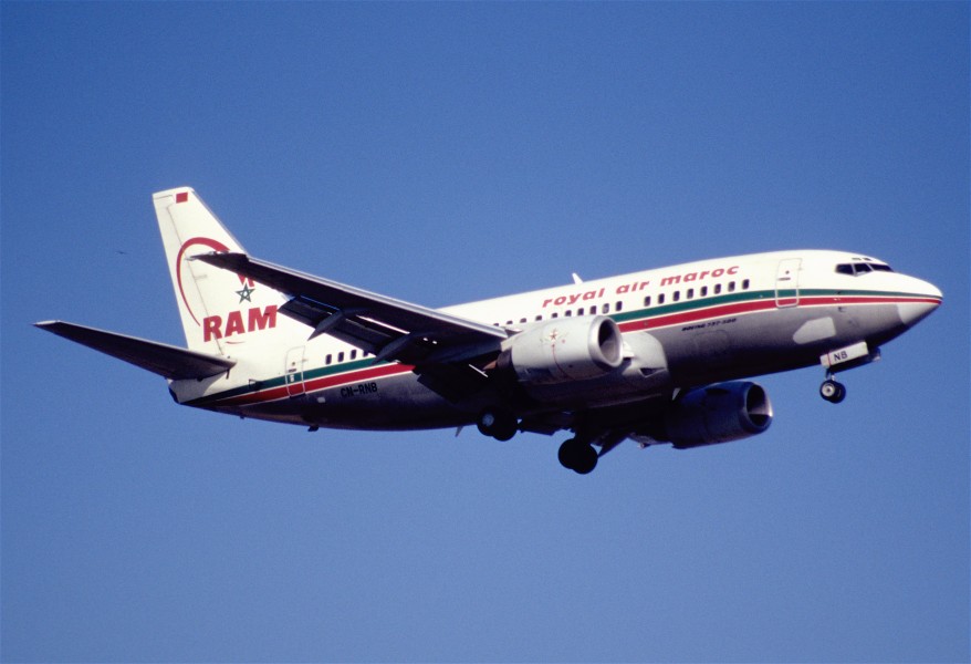 14bn - Royal Air Maroc Boeing 737-5B6; CN-RNB@ZRH;15.02.1998 (5689861978)