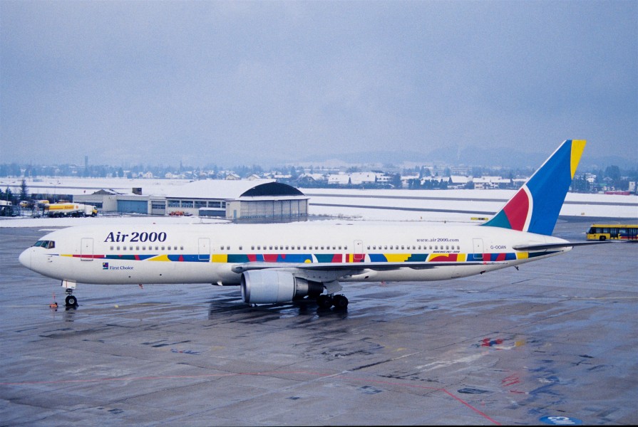 204aw - Air 2000 Boeing 767-300, G-OOAN@SZG,25.1.2003 - Flickr - Aero Icarus