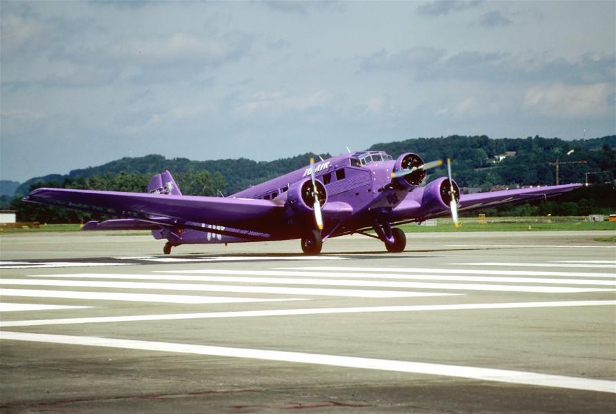 38br - Ju Air Junkers Ju 52; HB-HOP@ZRH;23.08.1998 (6328848942)