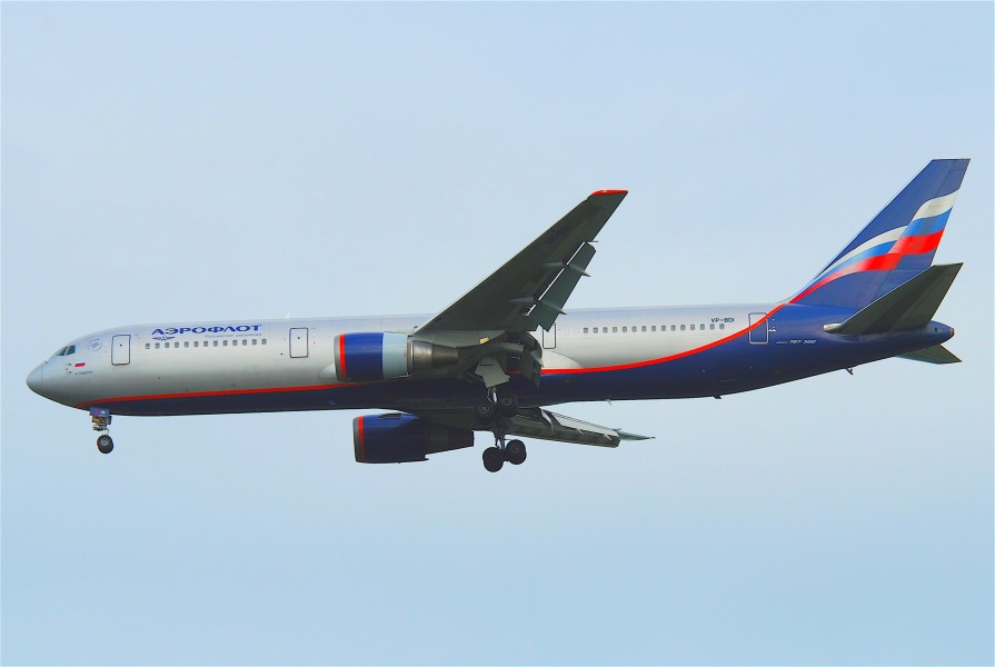 Aeroflot Boeing 767-300; VP-BDI@BKK;30.07.2011 613bi (6041797897)