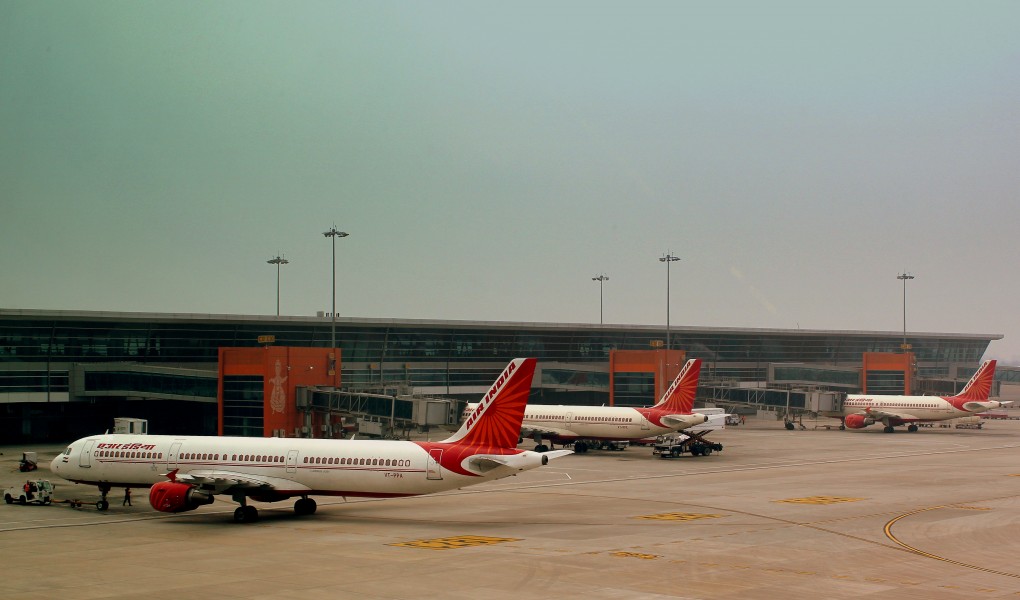 AIR INDIA AIRBUS A320 AND 321,S AT INDRIA GHANDI AIRPORT DELHI INDIA FEB 2013 (8510736465)