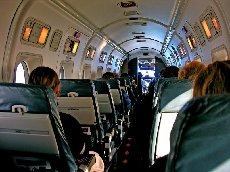 Air New Zealand Beech 1900D cabin