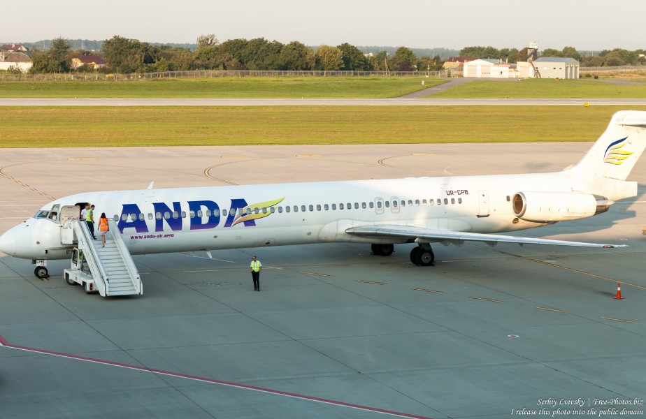 an Anda Air aircraft in Lviv airport, Ukraine, photographed by Serhiy Lvivsky in August 2018, picture 2
