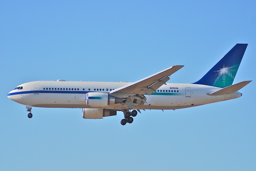 Aramco Boeing 767-200; N767A@LAX;18.04.2007 463wi (7355617324)