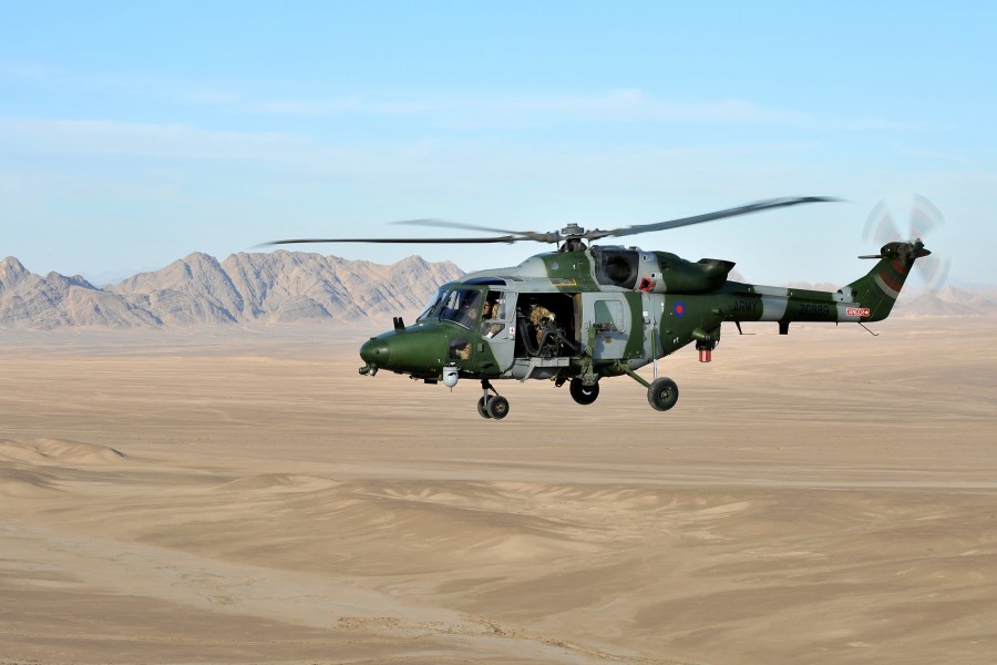 Army Air Corps Lynx Mk9A Helicopter Over Afghanistan MOD 45153506