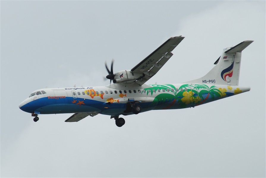 Bangkok Airways ATR 72-212A; HS-PGC@BKK;30.07.2011 613es (6042410954)