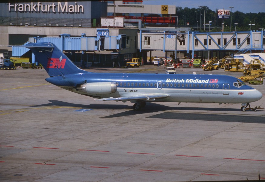 British Midland Airways DC-9-15; G-BMAC@FRA, August 1992 BNY (5127204076)
