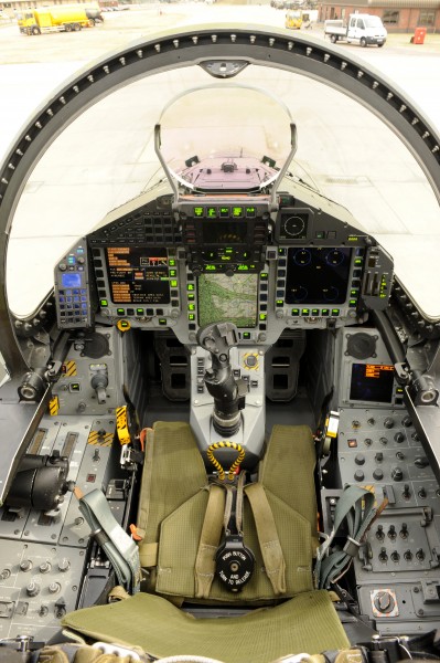 Cockpit of RAF Typhoon Fighter MOD 45152531