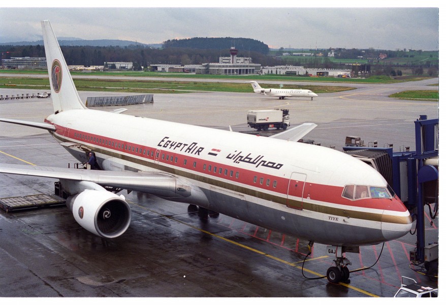 Egypt Air Boeing 767-200; SU-GAJ@ZRH;10.12.1994 (4905501037)