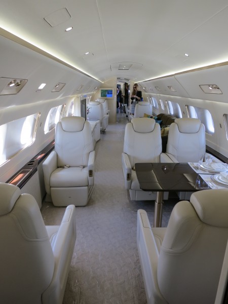 Embraer Lineage 1000 middle cabin interior