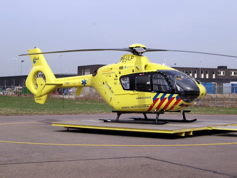 Eurocopter PH-ULP, ANWB, Erasmus MC, Ambulance 'Mobiel Medisch Team', Lifeliner 2 at Rotterdam Airport