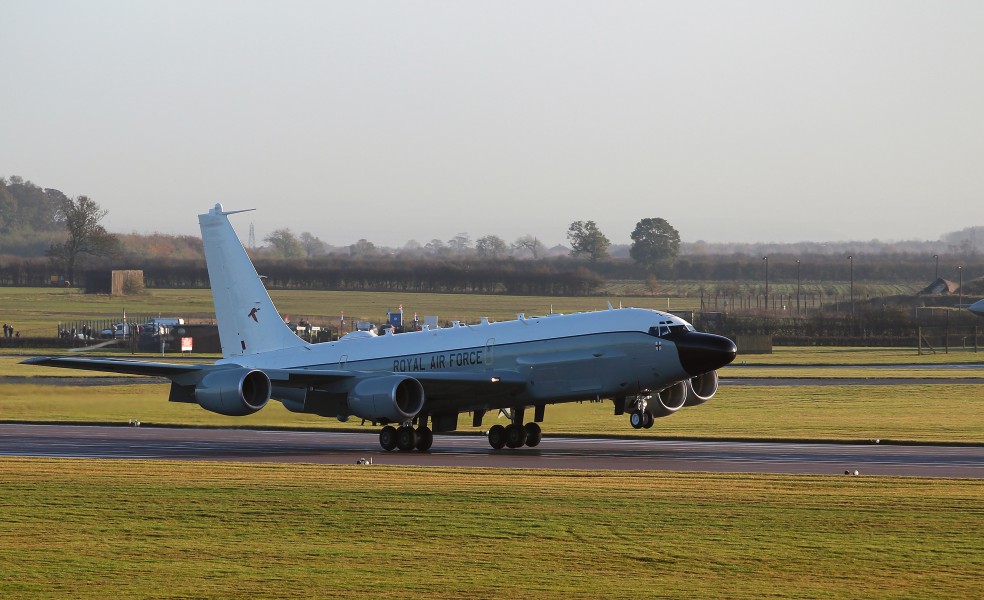 First Rivet Joint Aircraft Lands at RAF Waddington MOD 45156408