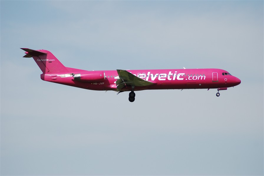 Helvetic Airways Fokker 100; HB-JVF@ZRH;22.05.2007 469ed (4291786102)