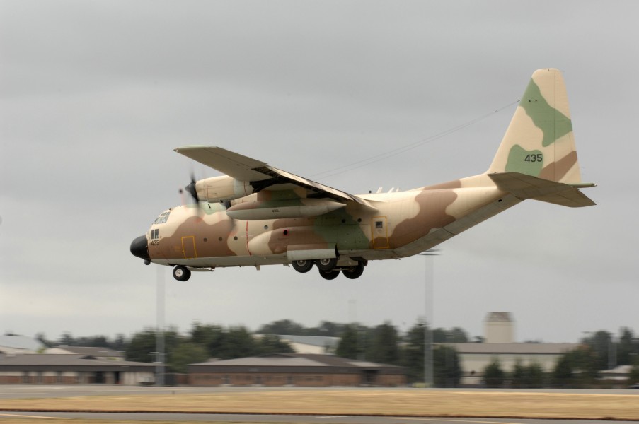Israeli C-130E landing McChord AFB 2009