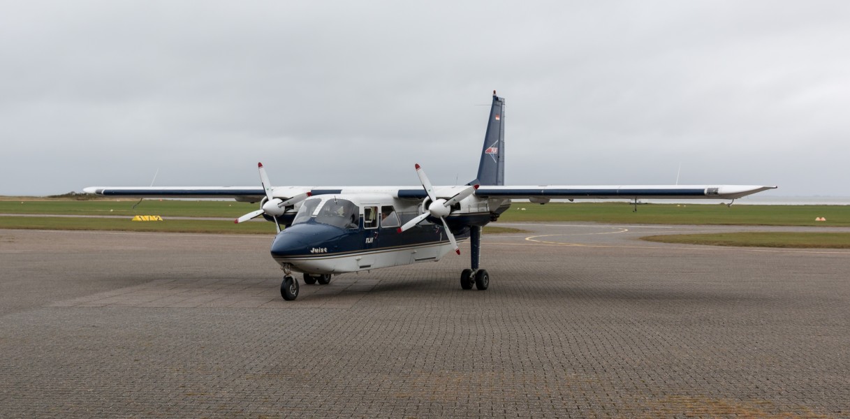 Juist, Flugplatz, Britten-Norman Islander -- 2014 -- 3706