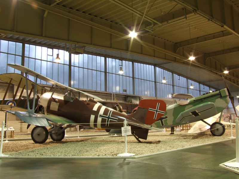 Luftwaffenmuseum der Bundeswehr - Hangar 3 (Siemens Schuckert III und Junkers J 9 (DI))