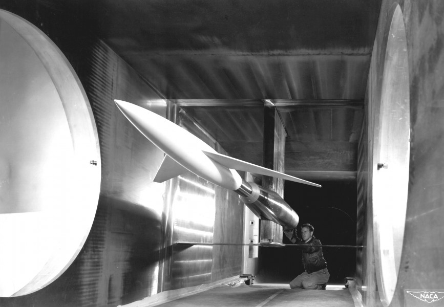 Model in Supersonic Wind Tunnel GPN-2000-001631