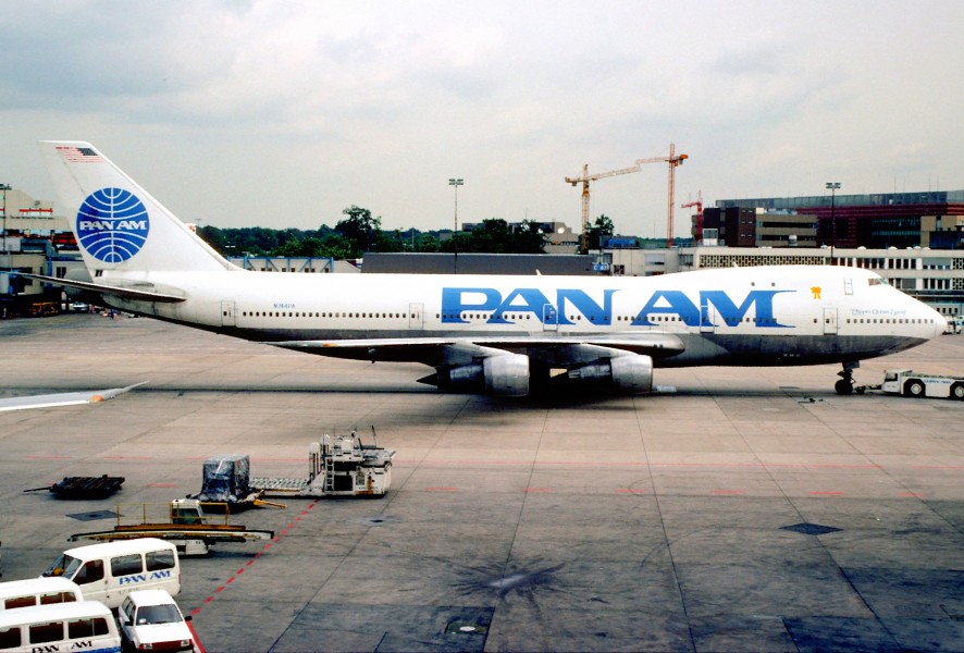 Pan Am Boeing 747-121; N744PA@FRA, June 1991 DVH (5287989487)