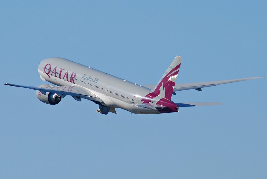Qatar Airways Boeing 777-2DZLR; A7-BBE@ZRH;09.04.2011 594ax (5603704619)